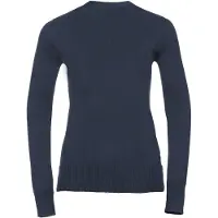 Russell athletic Russell Collection Ladies/Womens stickad kofta med V-ringning (Franska flottan)