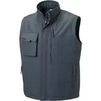 Russell athletic Russell Mens Gilet Jacket (Convoy Grey)
