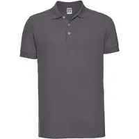 Russell athletic Russell Mens Stretch Short Sleeve Polo Shirt (Convoy Grey)