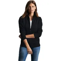 Russell Womens/Ladies Authentic Sweat Jacket (Black)