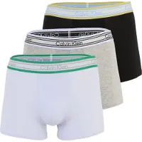 Calvin Klein 3 Pack Trunks Icon Cotton Stretch