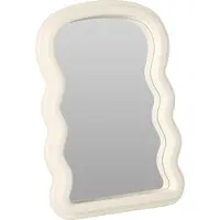 Home Styling Collection dekorativ spegel med vågig ram, 18 x 26 cm
