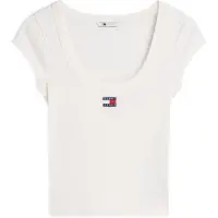 Tommy Hilfiger Tommy Jeans Tommy Badge Scoop Neck Slim T-Shirt