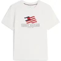 Tommy Hilfiger Wavy Flag Appliqué Jersey T-Shirt
