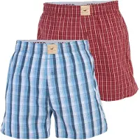 Hollister Boxershorts opal / ljusblå / röd / vit