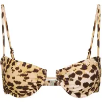 LASCANA Bikiniöverdel beige / kräm / brun