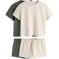 The Set Pyjamas kräm / mörkgrön