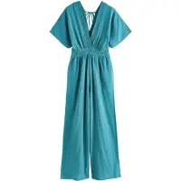Next Jumpsuit cyanblå