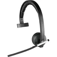 Logitech Wireless Headset Mono H820e - Headset - på örat - DECT - trådlös