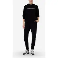 Emporio Armani för kvinnor. 7W000990_AF12502 Svart mjukisset i elastisk bomullsblandning (XL), Deportivo, Lång ärm