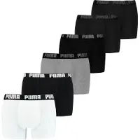 Puma Boxershorts BASIC Pack de 6 man - Flerfärgad - EU M