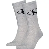 Calvin Klein 2 Pack Soft Cotton Stretch Crew Socks