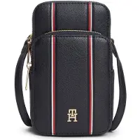 Tommy Hilfiger för kvinnor. AW0AW18659 Marine Icon axelremsväska (OSFA), Casual, Polyuretan, Marino
