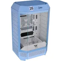 Thermaltake The Tower 300 Hydrangea Blue Microtower Datorchassi Blå