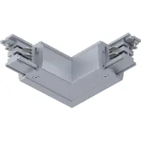 Paulmann 91370 ProRail3 L-Connect Erde Högspänningsystem-komponent L-anslutning ProRail3 Silver