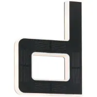 Paulmann 94653 Solar Hausnummer d Solcells-husnummerbelysning EEK: A (A - G) Varmvit Svart
