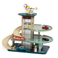 Classic World bilgarage med helikopter och dysturbatorium