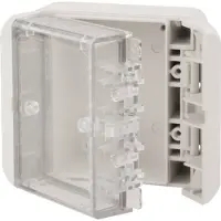 Bopla Bocube B 080805 PC-V0-G-7035 96021115 Utomhuschassi 80 x 89 x 47 Polykarbonat V0 Grå-vit (RAL 7035) 1 st