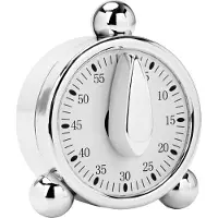 Activeshop Mekanisk timer silver (133309)
