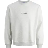 Jack & Jones Sweatshirt 'JORNorrebro' svart / vitmelerad