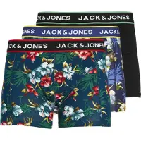 Jack & Jones Boxershorts mörkblå / brun / svart / off-white