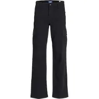 Jack & jones Byxor - JpstKane - Noos - Svart - - 12 år (152) - Byxor - Bomull