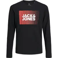 Jack & jones T-shirt röd / svart / vit