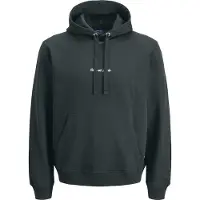 Jack & Jones Sweatshirt 'JORNorrebro' mörkgrön / vit