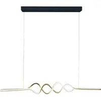 Milagro Lighting Pendellampa Ancona , Mässing / guld, Vardagsrum / matsal, Metall, Modern