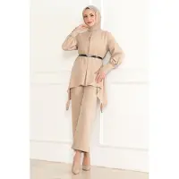 Turkishsouq Bälte Detailed Kostym Beige