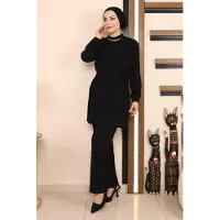 Turkishsouq Kedja Detailed Kostym Svart
