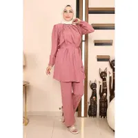 Turkishsouq Kedja Detailed Set Dammig rosa