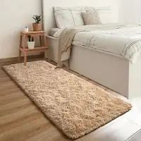Lodestar Mjuk och fluffig långhårig matta, lättskött och maskintvättbar matta för vardagsrummets soffa, sängkantmatta för sovrummet, heminredning 80x180cm 31x71inch