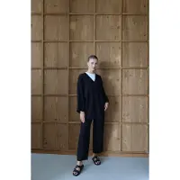 Turkishsouq Skrynklig Textured Kimono Kostym Svart