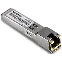 Trendnet TEG MGBRJ - Version v1.0R - SFP-sändar/mottagarmodul (mini-GBIC) - 1GbE - 1000Base-T - RJ-45 - upp till 100 m - TAA-kompatibel