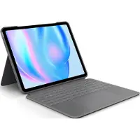Logitech Tangentbordsskal - - Combo Touch - iPad Air 13 tum (M2)(2024) - Bakgrundsbelyst - Avtagbar - QWERTZ-tangentbord