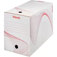 Esselte Standard - Boxfil - ryggbredd: 200 mm - för A4 (210 x 297 mm), Folio (216 x 330 mm) - kapacitet: 2000 ark - vit