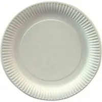 Papstar pure - Platta - Storlek 23 cm - rund - engångsvara - vit (paket om 100)