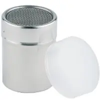 Multi Rund ströbehållare Ø5,5 x H7,5 cm 0,15 l rostfritt stål PP-lock, 10 st/fp