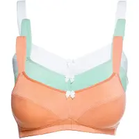 Bonprix Behå mint / orange / vit