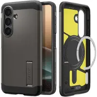Spigen Tough Armor (Magfit), Mobilskal, Samsung, Galaxy S26, 16 cm (6.3"), Metallisk