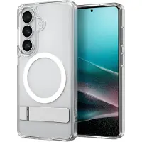 Spigen Ultra Hybrid S Mag MagSafe-fodral för Samsung Galaxy S26 - Klar och vit