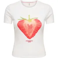 ONLY T-shirt grön / röd / vit