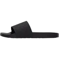 Calvin Klein Pantolette 'Emblem Embossed' svart