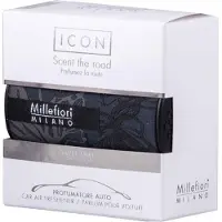 Millefiori Milano Icon Car Air Freshener Silver Spirit Textil Floral