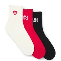 HUGO Heart Cc W 10279085 Red Strumpor 3 Par