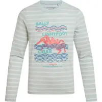 Craghoppers Barn Klädeskrabba Nosilife Randig Långärmad T-shirt (Nimbus Blå)