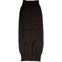 Dolce&Gabbana Brun Kasmirstickad Halsvärmare Foulard Scarf