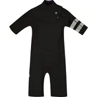 Hurley Air 2/2 Mm Kortärmad Shorty Med Dragkedja Fram