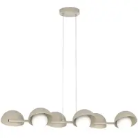 Emibig Hänglampa BOOM LIGHTING, dimbar, Creme / bärnsten, Vardagsrum / matsal, Metall, Modern, Pendellampa